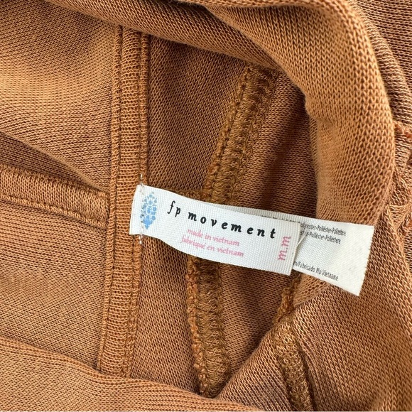 FP Movement Copper Hooded Dolman Top Medium | Soft Modal Blend Pullover - Picture 2 of 9